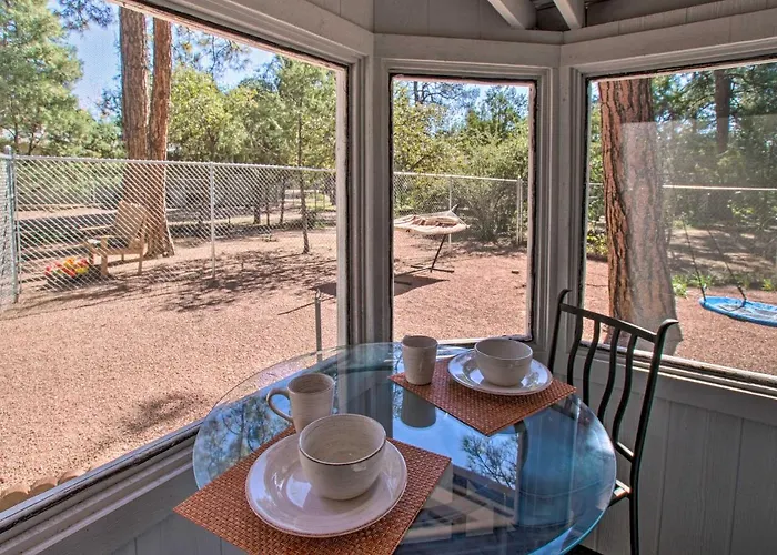 Peaceful Deck + Fire Pit: Home! Payson